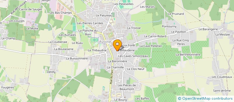 localisation de l'entreprise MADAME ELODIE DUPLESSIS  AVOINE