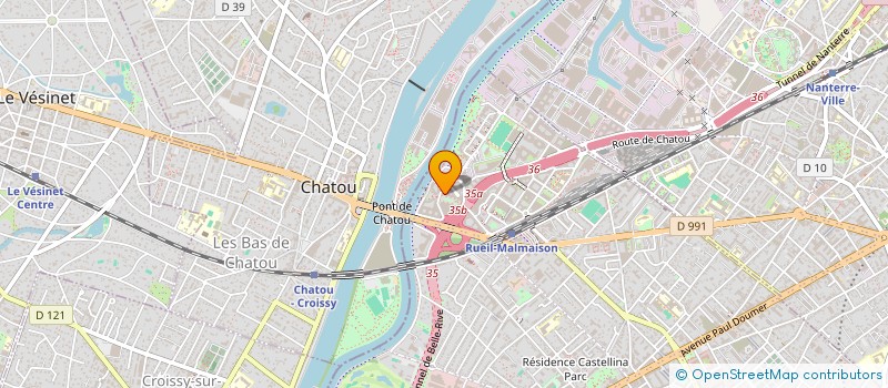 localisation de l'entreprise MADAME ELODIE DUPONT à RUEIL-MALMAISON