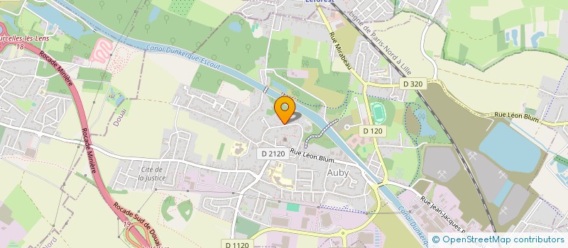 localisation de l'entreprise MADAME ELODIE DUPONT  AUBY