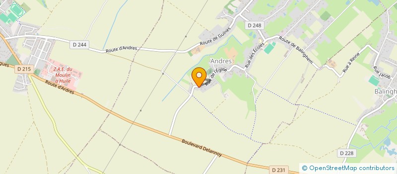 localisation de l'entreprise MADAME ELODIE DUPONT  ANDRES