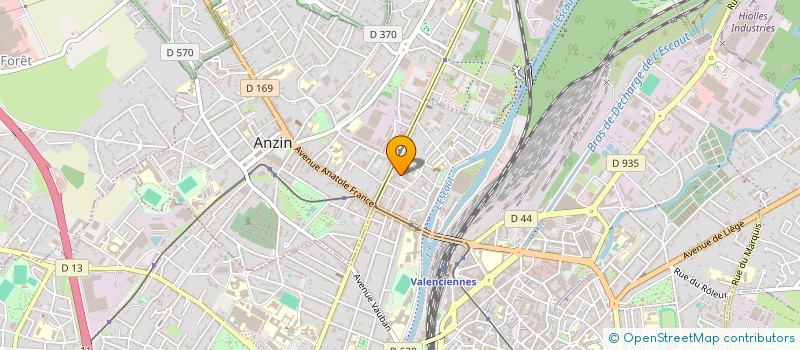 localisation de l'entreprise MADAME ELODIE DUPONT  VALENCIENNES