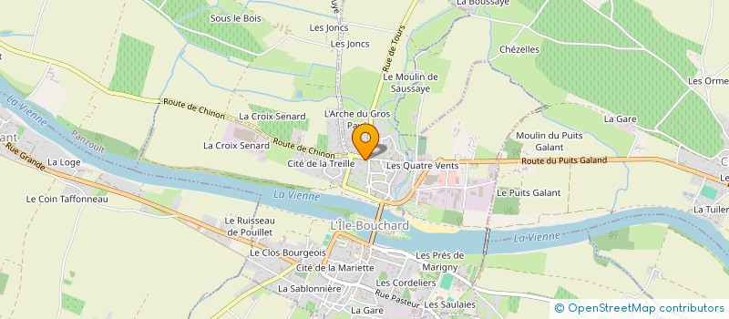 localisation de l'entreprise MADAME ELODIE DUPUY  L'ILE-BOUCHARD