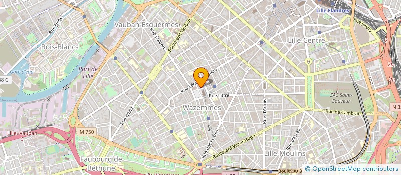 localisation de l'entreprise MADAME ELODIE DURAN à LILLE