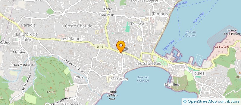 localisation de l'entreprise MADAME ELODIE DURAND à LA SEYNE SUR MER