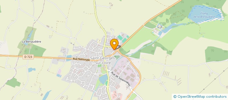 localisation de l'entreprise MADAME ELODIE DURAND  SAINT-GEORGES-SUR-LOIRE