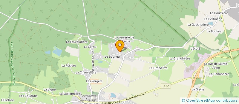 localisation de l'entreprise MADAME ELODIE DURAND à TOUROUVRE AU PERCHE
