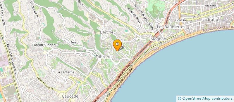 localisation de l'entreprise MADAME ELODIE DURAND  NICE