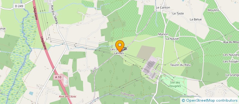 localisation de l'entreprise MADAME ELODIE DURAND  SAINT-MARIENS