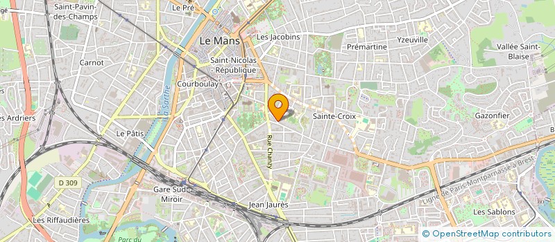 localisation de l'entreprise MADAME ELODIE DUREUIL  LE MANS