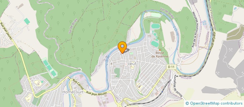 localisation de l'entreprise MADAME ELODIE DUSART  JUF