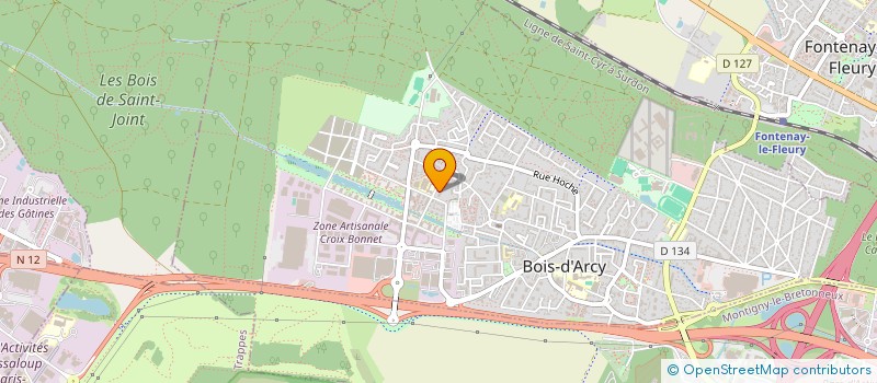localisation de l'entreprise MADAME ELODIE DUSSAC  BOIS-D'ARCY