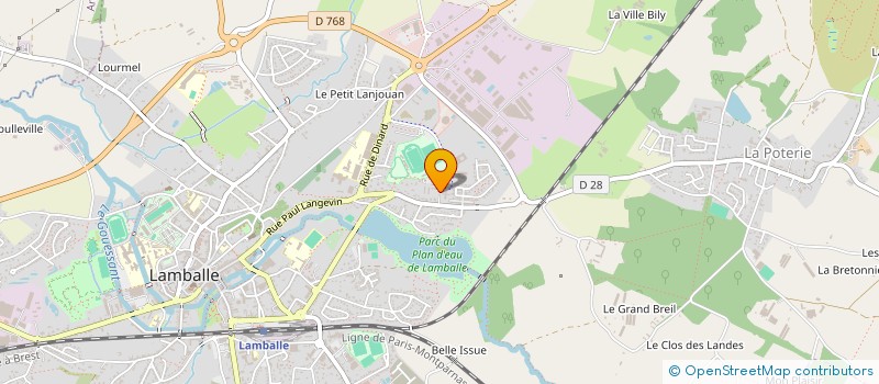 localisation de l'entreprise MADAME ELODIE DUSSORT  LAMBALLE-ARMOR