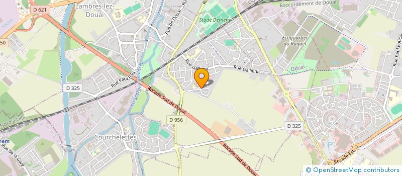 localisation de l'entreprise MADAME ELODIE DUTERCQ  LAMBRES-LEZ-DOUAI