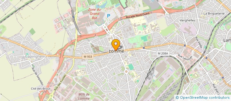 localisation de l'entreprise MADAME ELODIE DUVERNEUIL à LILLE