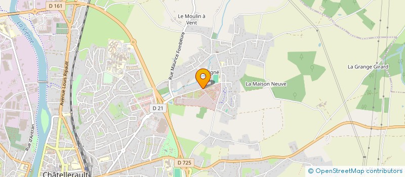 localisation de l'entreprise MADAME ELODIE DUYMES à CHATELLERAULT