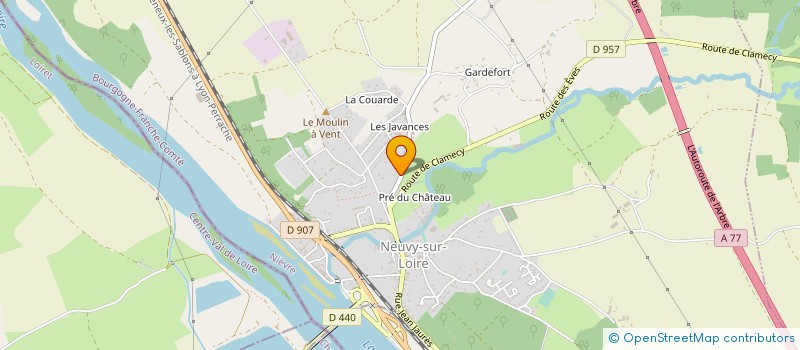 localisation de l'entreprise MADAME ELODIE ECK à NEUVY-SUR-LOIRE