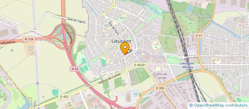 localisation de l'entreprise MADAME ELODIE EIERMANN  LIEUSAINT