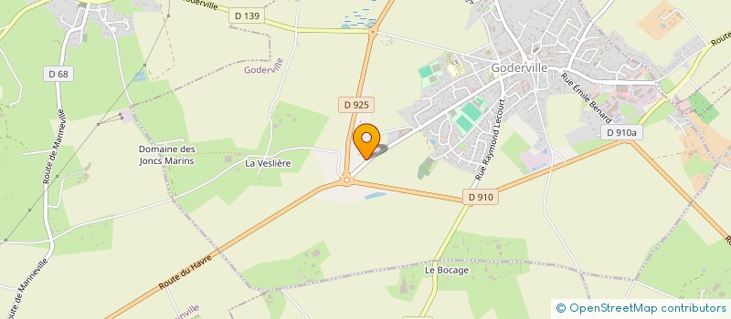 localisation de l'entreprise MADAME ELODIE ELODIE FOUACHE  GODERVILLE