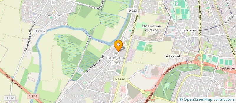 localisation de l'entreprise MADAME ELODIE ENAULT  FLEURY-SUR-ORNE