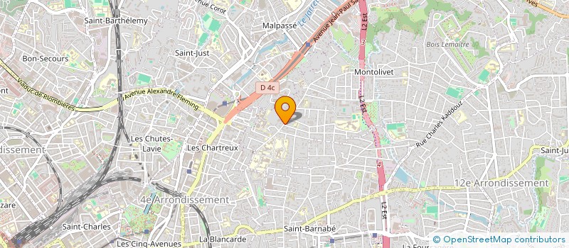 localisation de l'entreprise MADAME ELODIE ESCALLE à MARSEILLE