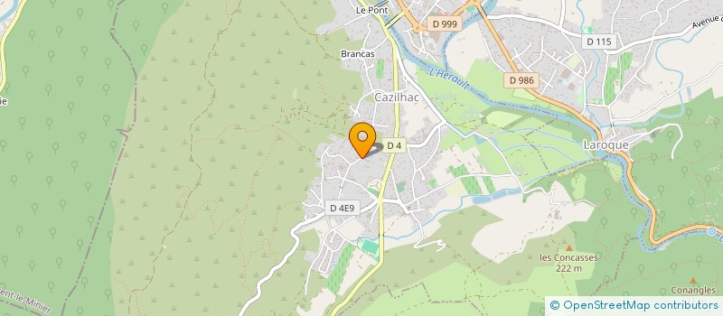 localisation de l'entreprise MADAME ELODIE ESCAMILLA  CAZILHAC