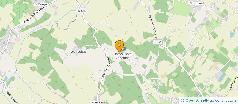 localisation de l'entreprise MADAME ELODIE ESCOUBAS  MONTJOIRE