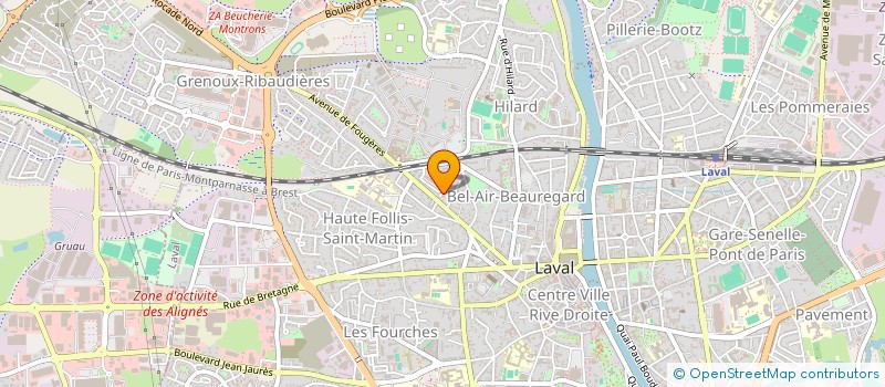 localisation de l'entreprise MADAME ELODIE ESNAULT à LAVAL