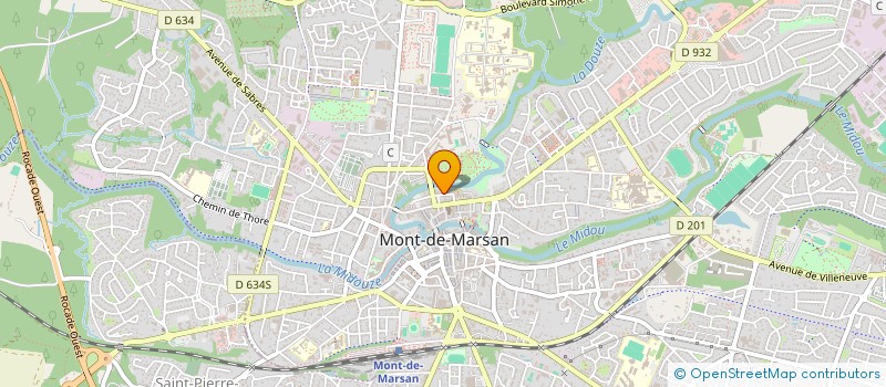 localisation de l'entreprise MADAME ELODIE ESTE  MONT-DE-MARSAN