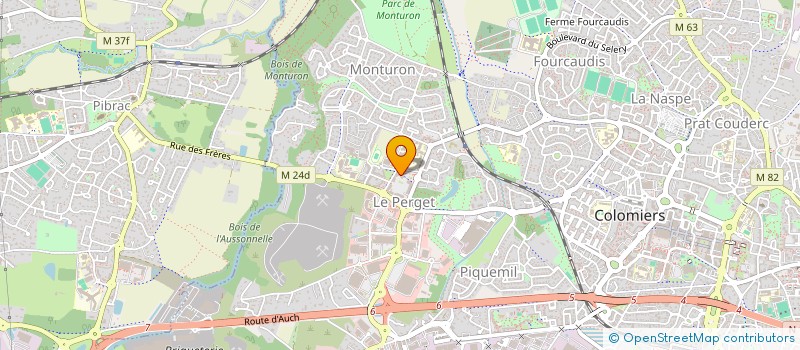 localisation de l'entreprise MADAME ELODIE ESTIVALS à COLOMIERS