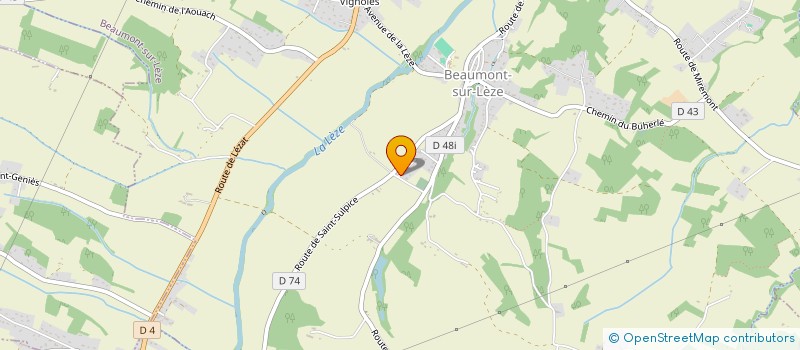 localisation de l'entreprise MADAME ELODIE ESTRADE  BEAUMONT-SUR-LEZE