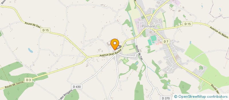 localisation de l'entreprise MADAME ELODIE ETCHEPARE  POMAREZ