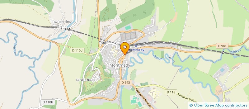 localisation de l'entreprise MADAME ELODIE ETCHEVERRIA à MONTMEDY