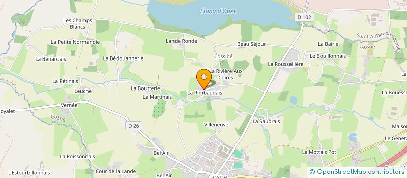 localisation de l'entreprise MADAME ELODIE ETENDART  GOSNE