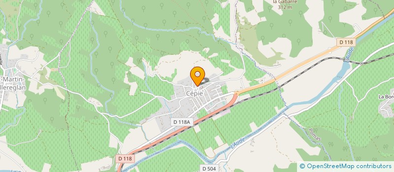 localisation de l'entreprise MADAME ELODIE FABRE  CEPIE