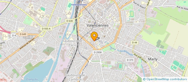 localisation de l'entreprise MADAME ELODIE FACON à VALENCIENNES