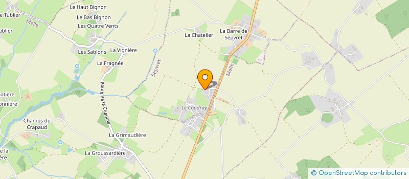 localisation de l'entreprise MADAME ELODIE FAIX  SEPVRET