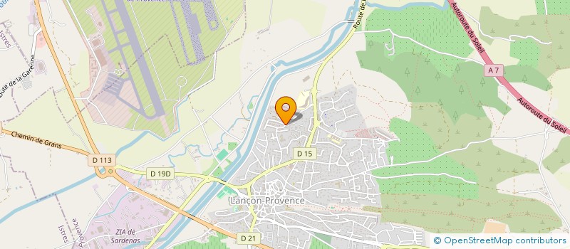 localisation de l'entreprise MADAME ELODIE FALZON  LANCON-PROVENCE