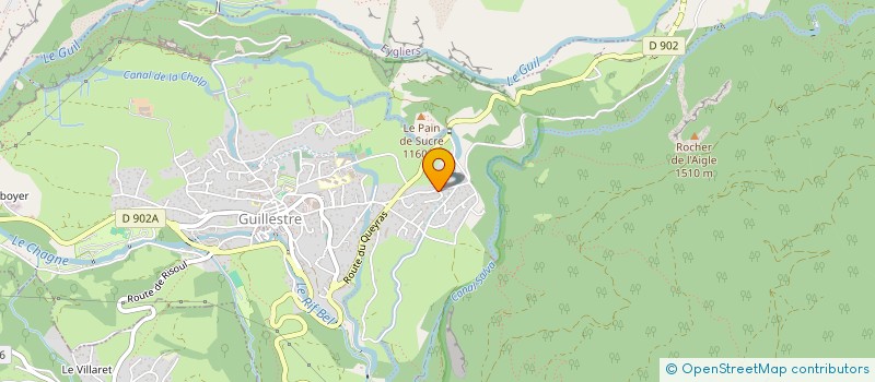 localisation de l'entreprise MADAME ELODIE FANCIULLINO  GUILLESTRE