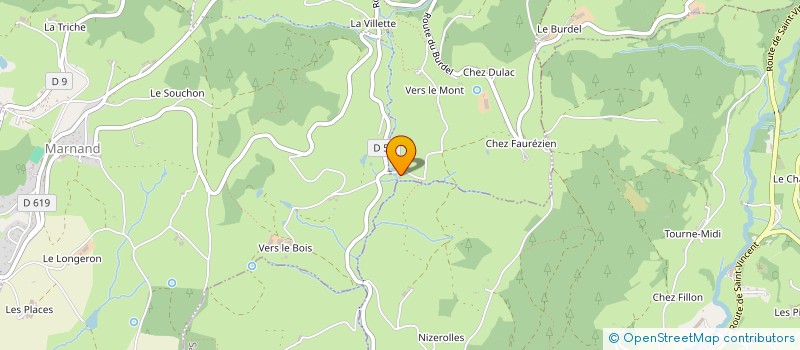 localisation de l'entreprise MADAME ELODIE FANGET  COURS