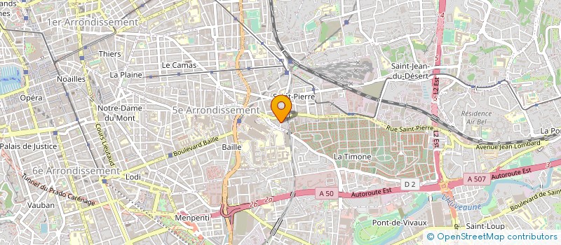 localisation de l'entreprise MADAME ELODIE FANNY CARTIER MILLON à MARSEILLE