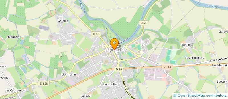 localisation de l'entreprise MADAME ELODIE FARENC à NEGREPELISSE