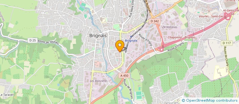 localisation de l'entreprise MADAME ELODIE FAUGEROUX  BRIGNAIS