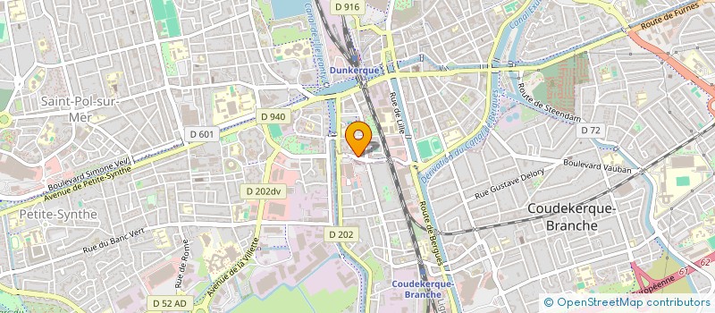 localisation de l'entreprise MADAME ELODIE FAUQUEUR à DUNKERQUE