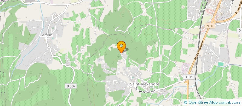 localisation de l'entreprise MADAME ELODIE FAURE  SAINT-ALEXANDRE