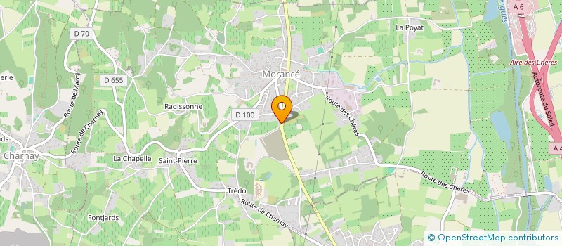 localisation de l'entreprise MADAME ELODIE FAURE  MORANCE