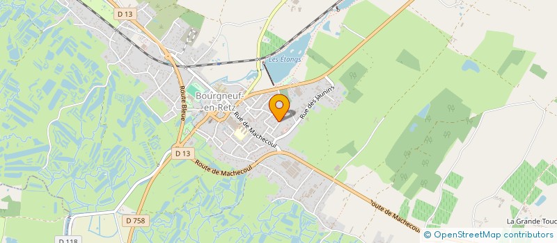 localisation de l'entreprise MADAME ELODIE FAVREAU  VILLENEUVE-EN-RETZ