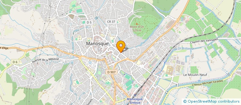 localisation de l'entreprise MADAME ELODIE FELIX  MANOSQUE
