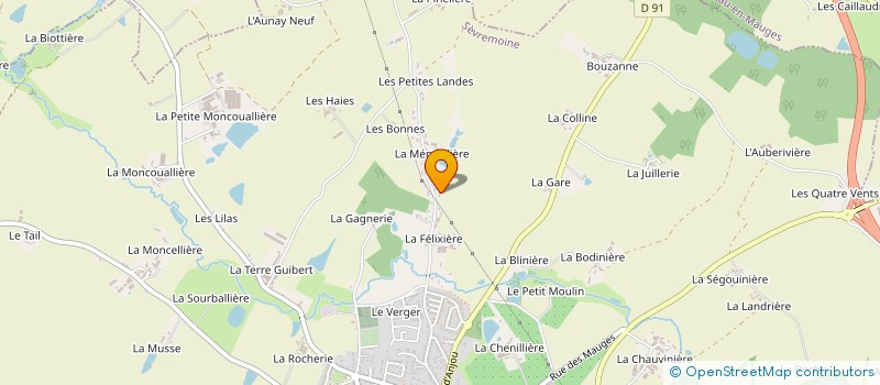 localisation de l'entreprise MADAME ELODIE FERDINAND à SEVREMOINE