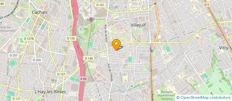 localisation de l'entreprise MADAME ELODIE FERNANDEZ à VILLEJUIF