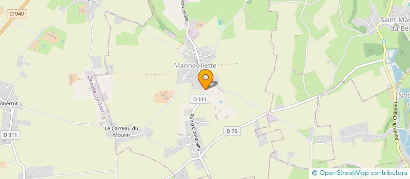 localisation de l'entreprise MADAME ELODIE FERRAND  MANNEVILLETTE